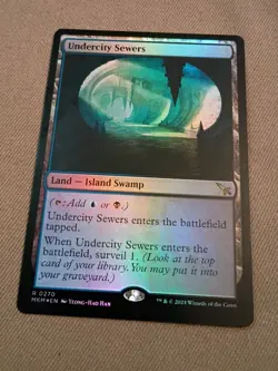 MTG 1x FOIL Undercity Sewers # 270 Murders at Karlov Manor Magic Gathering x1 NM - Image 1