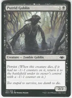Putrid Goblin C Modern Horizons 101 NM - Image 1
