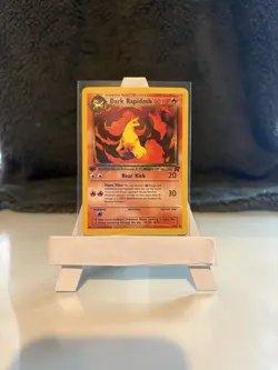 Pokemon TCG Dark Rapidash Card Team Rocket 1st Edition 44/82 English LP-NM WOTC - Image 1