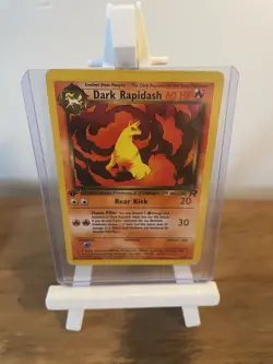 Pokemon Dark Rapidash 1st Edition Card 44/82 Team Rocket Series WOTC Vintage - Image 1