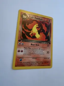 Dark Rapidash 44/82 1st Edition Non Holo Team Rocket Pokemon Card TCG - Image 4