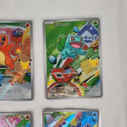 Pokemon First Partner Illustration Series 1 Promo 30th Anniversary Complete SET - Image 5