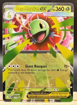 Mega Meganium ex 034 Black Star Promo Ascended Heroes Pokemon TCG NM - Image 1