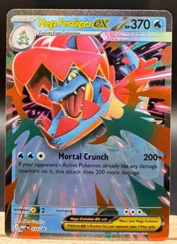 Mega Feraligatr ex 036 Black Star Promo Ascended Heroes Pokemon TCG NM - Image 1