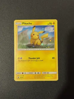 Pokemon TCG Pikachu SM Black Star Promo SM183 Promo NM - Image 1