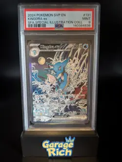 PSA 9 Kingdra EX SVP 131 SIR Promo Pokemon TCG Special Illustration Mint Grade - Image 1