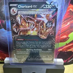 Pokemon Card Charizard ex 161 Scarlet & Violet Promo Holo EX 330 HP - Image 1