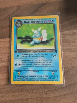 Pokemon Dark Wartortle 1st Edition Team Rocket Series 46/82 Uncommon Card - Image 1
