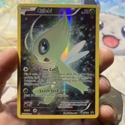 Celebi XY111 - XY Black Star Promo - Full Art Holo Rare NM Pokemon Card - Image 1