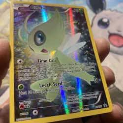 Celebi XY111 - XY Black Star Promo - Full Art Holo Rare NM Pokemon Card - Image 2