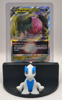 2022 Pokemon TCG Silver Tempest Regidrago VSTAR 136/195 Ultra Rare Card NM - Image 1