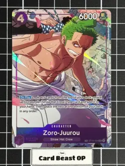 Zoro-Juurou ST18-004 Treasure Rare Emperors in the New World One Piece English - Image 1