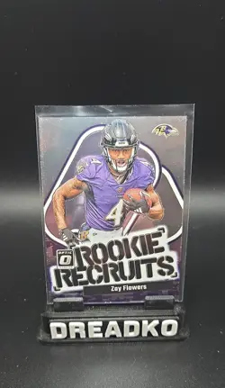 2023 Panini Donruss Optic - Rookie Recruits Zay Flowers #20 (RC) - Image 1