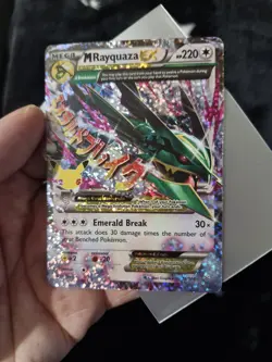 Pokemon TCG Mega M Rayquaza EX Card Celebrations Series 76/108 - Image 2
