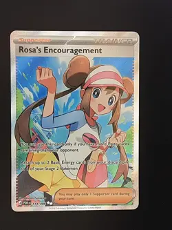 🎀 Rosa's Encouragement 114/088 English Pokemon Card - Near Mint Condition 🎀 - Image 1