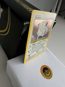 Pokemon TCG Clefairy Card 6/130 Base Set 2 Holo Unplayed Rare NM Mint - Image 3