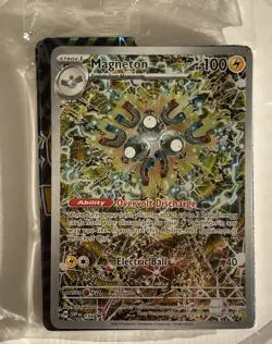 Pokemon TCG Magneton SVP 159 Surging Sparks Promo Card Sealed - Image 1
