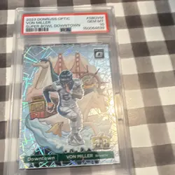 2023 Panini Donruss Optic Super Bowl Downtown Von Miller #SBD-VM PSA 10 Broncos - Image 1