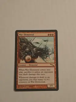 War Elemental Mirrodin NM Red Rare MAGIC THE GATHERING MTG CARD - Image 1
