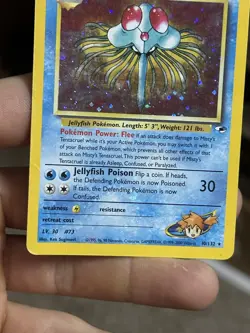 HOLOBLEED Misty's Tentacruel 10/132 Gym Heroes 2000 Holo Rare WOTC Pokemon Card - Image 5