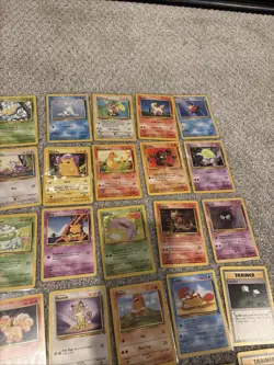 Vintage Pokemon Base Set Unlimited Fossil Jungle Lot 58 Cards All Different - Image 3