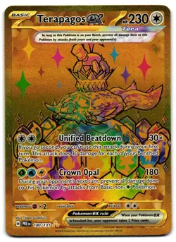 Terapagos ex 180/131 - Prismatic Evolutions Hyper Rare Pokemon TCG - LP Card - Image 1