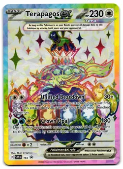 Terapagos ex 165 - Scarlet & Violet Promo Pokemon TCG - M/LP Card - Image 1
