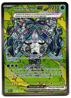 Wellspring Mask Ogerpon ex 152/131 - Prismatic Evolutions Pokemon TCG - NM Card - Image 1