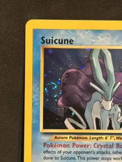 2000 Suicune Neo Revelation Unlimited 14/64 Holo Rare Swirl Pokemon Card - Image 3