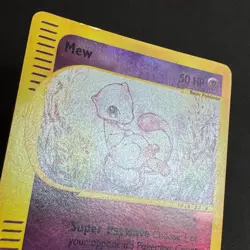 MEW #55/165 Holo Reverse Expedition E-Series 2002 Pokemon Card - Image 5
