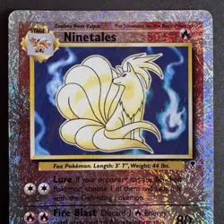 NINETALES #17/110 Holo Reverse English Legendary Collection 2002 Pokemon Card - Image 3