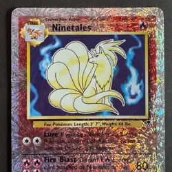 NINETALES #17/110 Holo Reverse English Legendary Collection 2002 Pokemon Card - Image 3