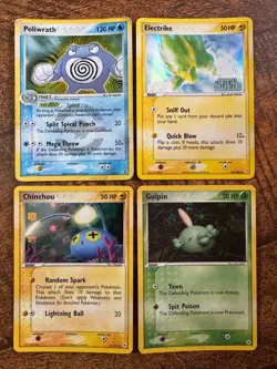 Pokemon Card Lot 24 ENG - Holo Reverse Stamped - EX 2003/2006 - DMG to NM - Image 4