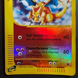 Charizard #39/165 Reverse Holo Expedition E-Series 2002 Pokemon Card - Image 4