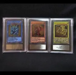 Yu-Gi-Oh Card Egyptian Gods Stainless Obelisk Osiris Ra 25th Limited ARS10 - Image 2