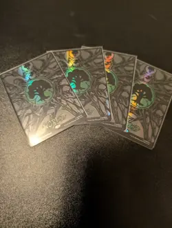 MTG Forest RAISED FOIL 1954 Mana Symbiote Venom Land Spider-Man Secret Lair - Image 1