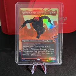 Raphael, Ninja Destroyer - 218 - MTG: Teenage Mutant Ninja Turtles - Foil - Image 1