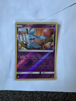 Pokemon Card Wynaut Unified Minds Reverse Holo 77/236 Near Mint - Image 1