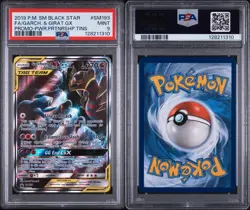 PSA 9 GARCHOMP & GIRATINA GX SM193 BLACK STAR PROMO POKEMON - Image 3