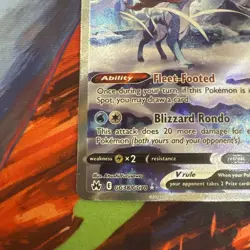 Pokemon Crown Zenith: Galarian Gallery Suicune V GG38/GG70 Ultra Rare English NM - Image 5
