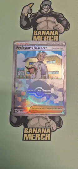 Professor's Research 122/131 Poke Ball Prismatic Evolutions Pokemon (English) - Image 1