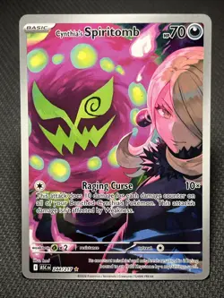 Pokemon Ascended Heroes Cynthia's Spiritomb Illustration Rare 244/217 NM - Image 1