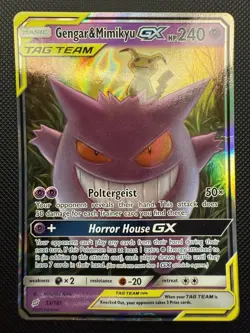 Pokemon 2019 Sun & Moon Team Up Gengar & Mimikyu GX #53/181 - Image 1