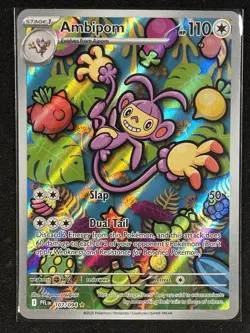 Pokemon - Ambipom 107/094 - Phantasmal Flames Illustration Rare - VLP - Image 1