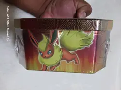 Pokemon Flareon GX Elemental Powers Tin with 4 Packs - (FACTORY SEALED) - Image 2
