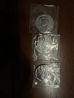 Pokemon TCG Pikachu 25th Anniversary Ultra Premium Collection Silver Metal Coin - Image 1