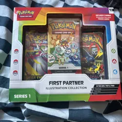 Pokemon TCG First Partners Illustration Collection Box Series 1 ✅ NEW & SEALED - Image 1