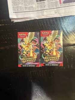 Pokemon TCG Ascended Heros Booster Bundle (2x) Factory Sealed - Image 1