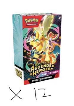 Pokemon TCG Mega Evolution: Ascended Heroes Booster Bundle x12 - Image 1