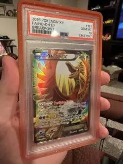 Pokemon Ho-Oh PSA 10 Breakpoint XY 2016 Gem Mint #121 121/122 - Image 2